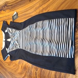JAX black and white dress
